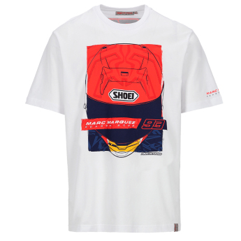 Marc Marquez pánske tričko Season Helmet white 2026