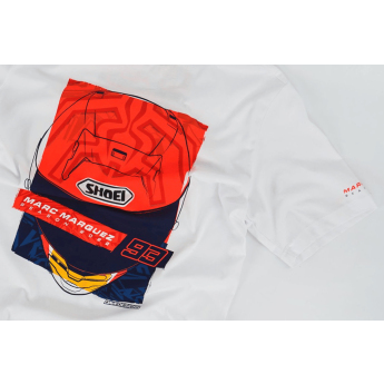 Marc Marquez pánske tričko Season Helmet white 2026