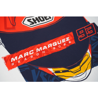 Marc Marquez pánske tričko Season Helmet white 2026