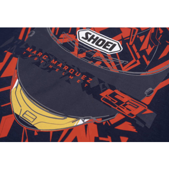 Marc Marquez pánske tričko Test Helmet dark blue 2026