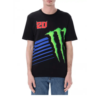 Fabio Quartararo pánske tričko Monster Energy Logo black 2026