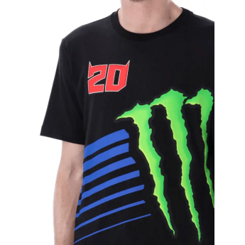 Fabio Quartararo pánske tričko Monster Energy Logo black 2026