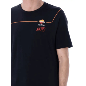 Marc Marquez pánske tričko small logo 93 dark blue 2026