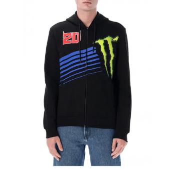 Fabio Quartararo pánska mikina MotoGP Monster Energy Black - M 2026