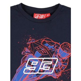 Marc Marquez detské tričko Motorbike dark blue - ages 6–7 2026