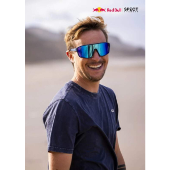 Red Bull Racing slnečné okuliare DAFT white with red-orange glass