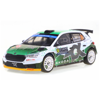 Modely áut a motoriek model 1/43 Škoda Fabia Rally2 n.24 N.Gryazin -K.Aleksandrov Rally Monte Carlo 2023