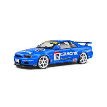 Modely áut a motoriek model 1/18 Nissan GT-R R34 Calsonic 2000