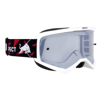 Red Bull Racing motokrosové okuliare EVAN, white with clear glass