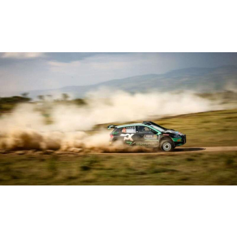 Modely áut a motoriek model 1/18 IXO Škoda Fabia Rally2, WRC, Safari Rallye Kenia, 2024, #22,