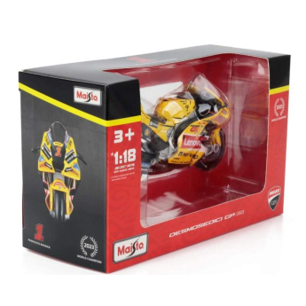 Modely áut a motoriek model 1/18 Ducati MotoGP GP23 - Francesco Bagnaia #1 - Misano SE