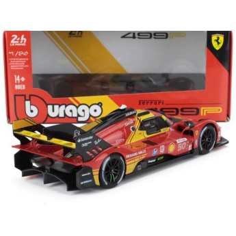 Modely áut a motoriek model 1/24 Ferrari 499P #50 Winner Le Mans 2024