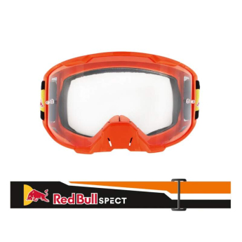 Red Bull Racing motokrosové okuliare STRIVE orange with clear glass