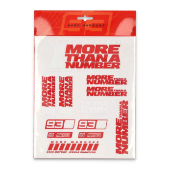 Marc Marquez samolepky 93 - #1 Championship Stickers 2026