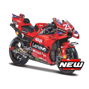 Modely áut a motoriek model 1/18 Ducati MotoGP GP24 - Enea Bastianini #1
