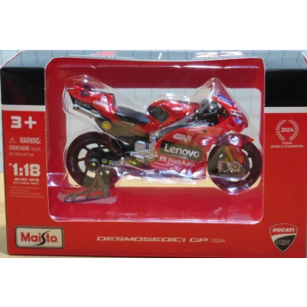 Modely áut a motoriek model 1/18 Ducati MotoGP GP24 - Enea Bastianini #1