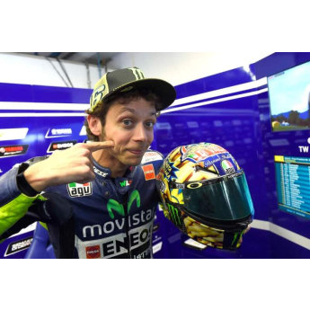 Modely áut a motoriek model prilby 1:5 MotoGP Valentino Rossi Mugello 2014