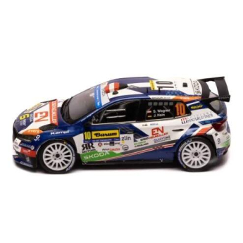 Modely áut a motoriek model 1/43 Škoda Fabia Rally2 - Barum Rally 2024 #10 S.Wagner - J.Hain