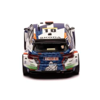 Modely áut a motoriek model 1/43 Škoda Fabia Rally2 - Barum Rally 2024 #10 S.Wagner - J.Hain