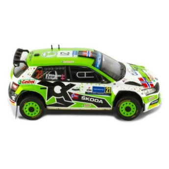 Modely áut a motoriek model 1/43 Fabia Rally2 EVO #21 A.Mikkelsen - T.Eriksen Rally Estonia 2022