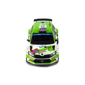 Modely áut a motoriek model 1/43 Fabia Rally2 EVO #21 A.Mikkelsen - T.Eriksen Rally Estonia 2022