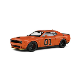 Modely áut a motoriek model 1/18 Dodge Challenger R/T Scat Pack Widebody #01 Hazzard Tribute 2023