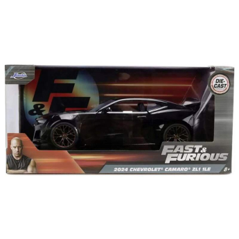 Modely áut a motoriek model 1/24 Chevrolet Camaro 2024 ZL1 1LE Black - Fast & Furious