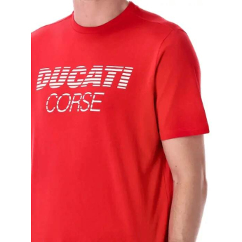 Ducati Corse pánske tričko inscription red 2026