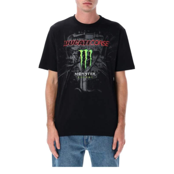 Ducati Corse pánske tričko Monster Energy black 2026