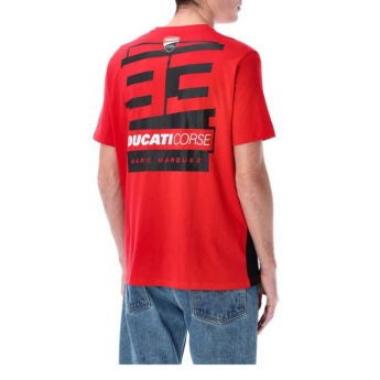 Marc Marquez pánske tričko small logo in the middle red 2026