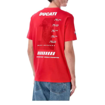 Marc Marquez pánske tričko More Than a Number red 2025
