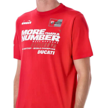Marc Marquez pánske tričko More Than a Number red 2025