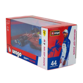 Modely áut a motoriek model 1/43 Scuderia Ferrari SF-25Lewis Hamilton #44 Miami GP 2025