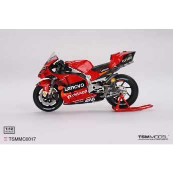 Modely áut a motoriek model 1/12 TSM MotoGP - Ducati Desmosedici Jack Miller GP22 #43 2022