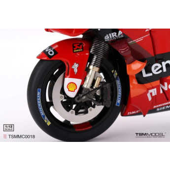 Modely áut a motoriek model 1/12 TSM MotoGP - Ducati Desmosedici Francesco Bagnaia GP22 #63 2022