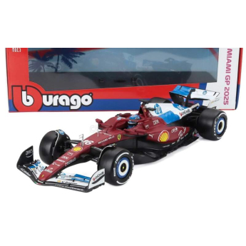Modely áut a motoriek model 1/18 Scuderia Ferrari SF-25 Charles Leclerc #16 Miami GP