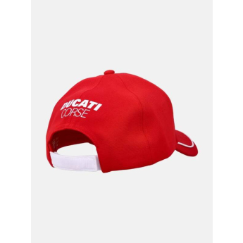 Ducati Corse čiapka baseballová šiltovka Debossed Grid red 2026