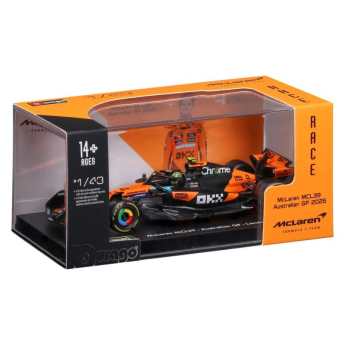 Modely áut a motoriek model 1/43 McLaren F1 MCL39 2025 Lando Norris #4 Signature