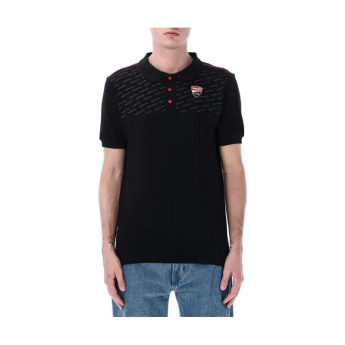 Ducati Corse polokošeľa logo elegant black 2026