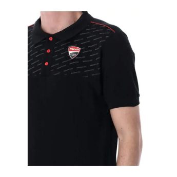 Ducati Corse polokošeľa logo elegant black 2026