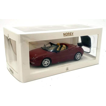 Modely áut a motoriek model 1/18 Alfa Romeo Spider 1999 red