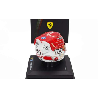 Modely áut a motoriek model prilby 1:5 Charles Leclerc - SF Las Vegas 2025