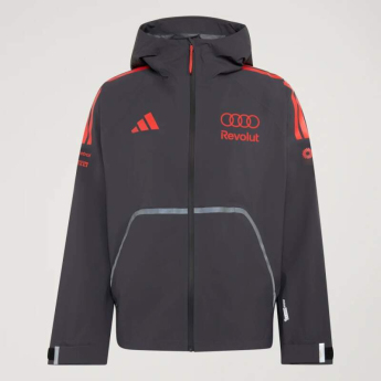 Audi F1 pánska bunda s kapucňou Mechanics Rain grey F1 Team 2026