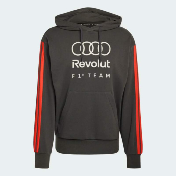 Audi F1 pánska mikina s kapucňou DNA grey F1 Team 2026