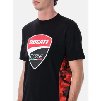 Ducati Corse pánske tričko camu logo black