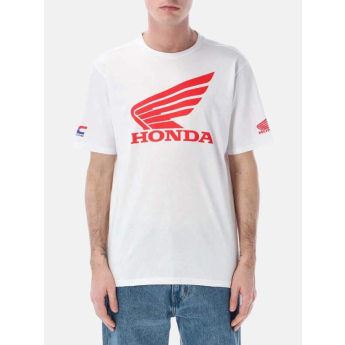 Fanouškovské tričko HRC Honda s velkým logem bílé - S