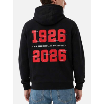 Ducati Corse pánska mikina s kapucňou 100th years black