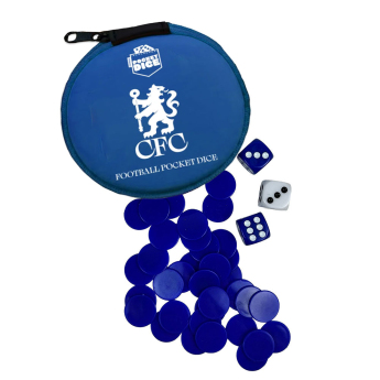 FC Chelsea stolová hra kocky Pocket Dice Game