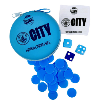 Manchester City stolová hra kocky Pocket Dice Game