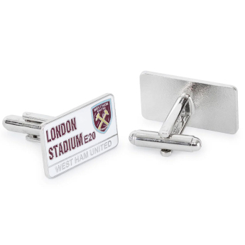 West Ham United manžetové gombíky Street Sign Cufflinks